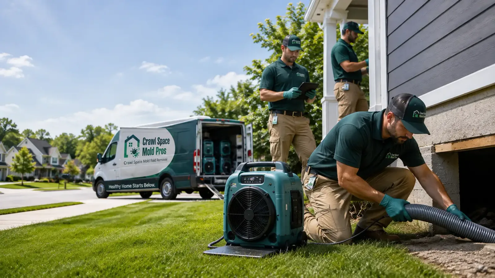 Crawl Space Mold Removal in Glencoe, CA